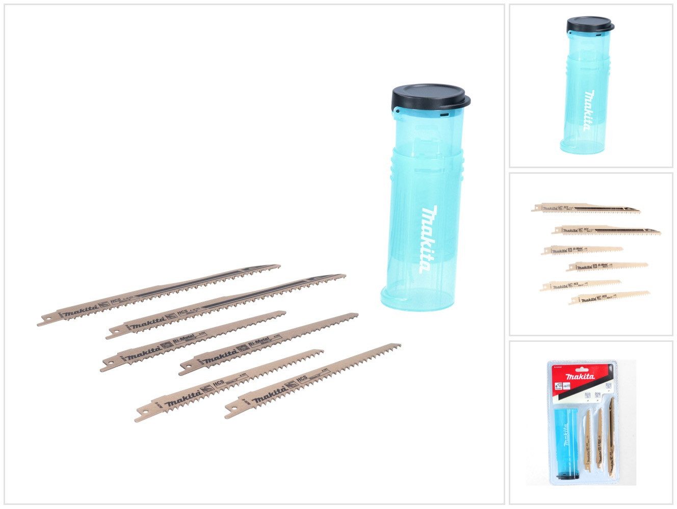 Makita Säbelsägeblatt Reciprosägeblatt Sortiment A 152 - 203 mm 6 tlg. (B-44432) für Holz