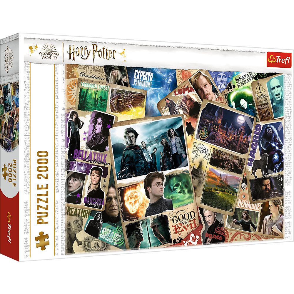 Trefl Puzzle Harry Potter Charaktere Puzzle, 2000 Puzzleteile, Made in Europe