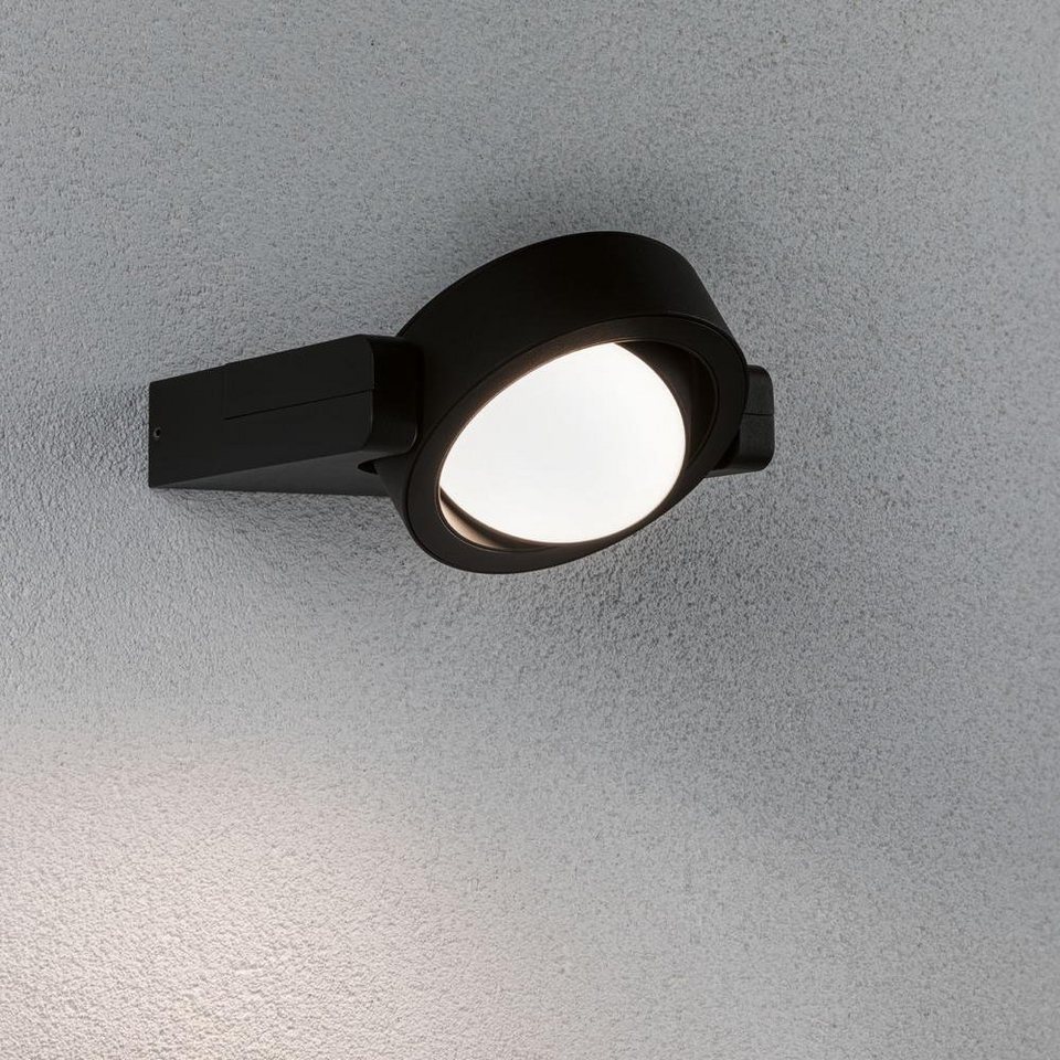 Paulmann LED Außen-Wandleuchte LED Wandleuchte Swivea in Anthrazit 8W 460lm  IP44, keine Angabe, Leuchtmittel enthalten: Ja, fest verbaut, LED, warmweiss,  Aussenlampe, Aussenwandleuchte, Outdoor-Leuchte, Schutzart: