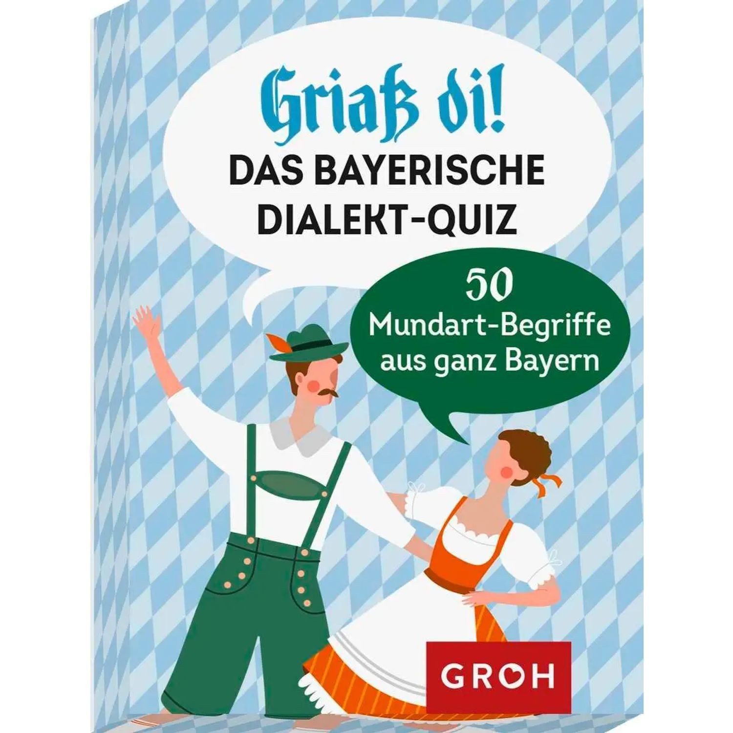 groh Verlag Spiel Griaß di! Das bayerische Dialekte-Quiz