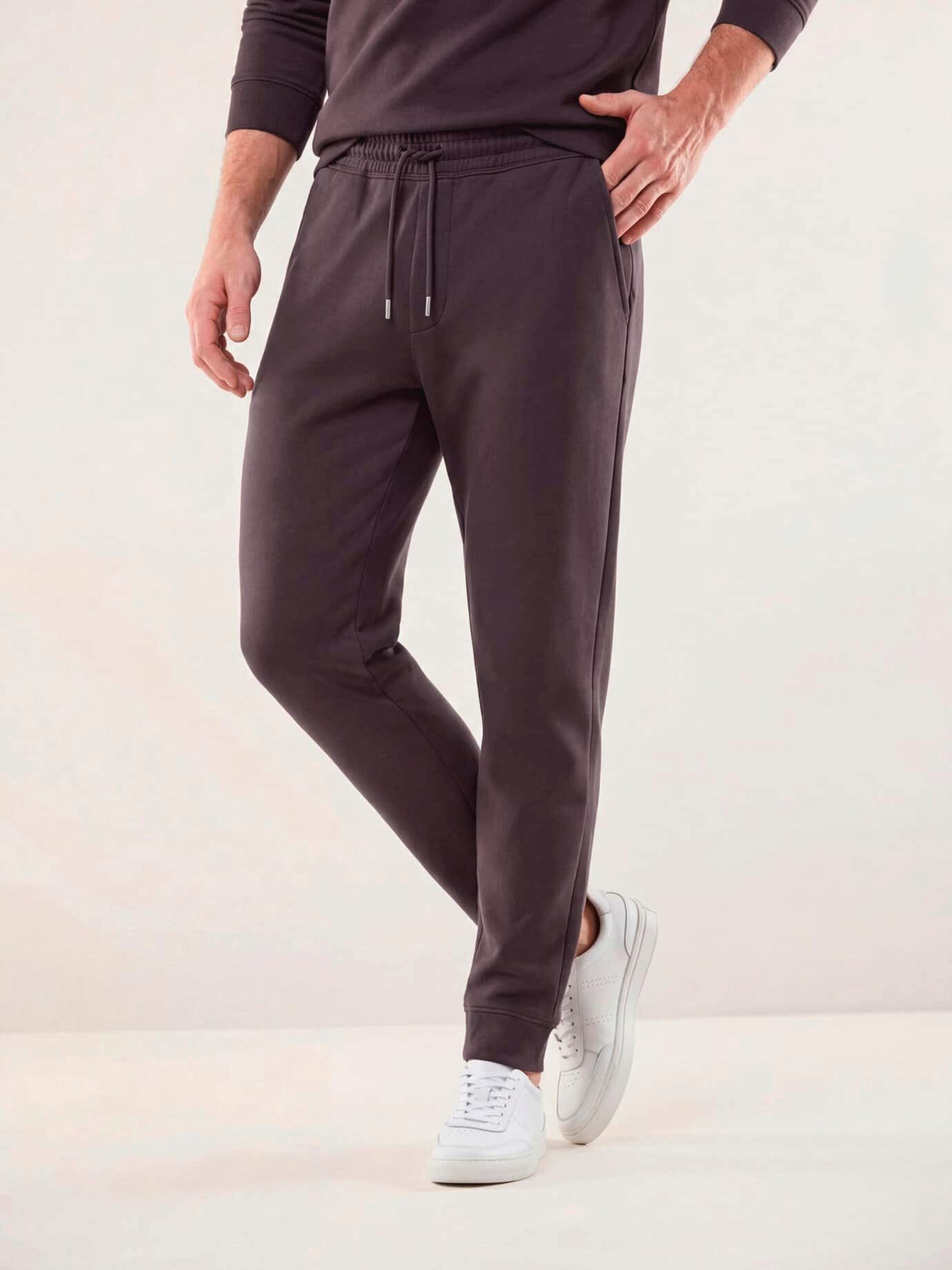 Walbusch Sweathose Herren Sweathose mit Baumwolle