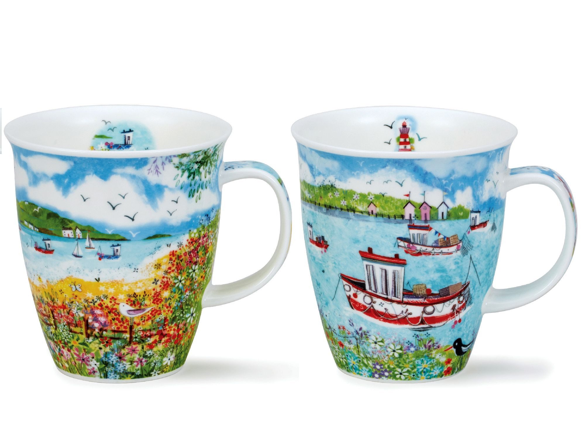 formano Tasse Dunoon Nevis, Porzellan, Spülmaschinengeeignet, Mehrfarbig, Küste, H: 11cm