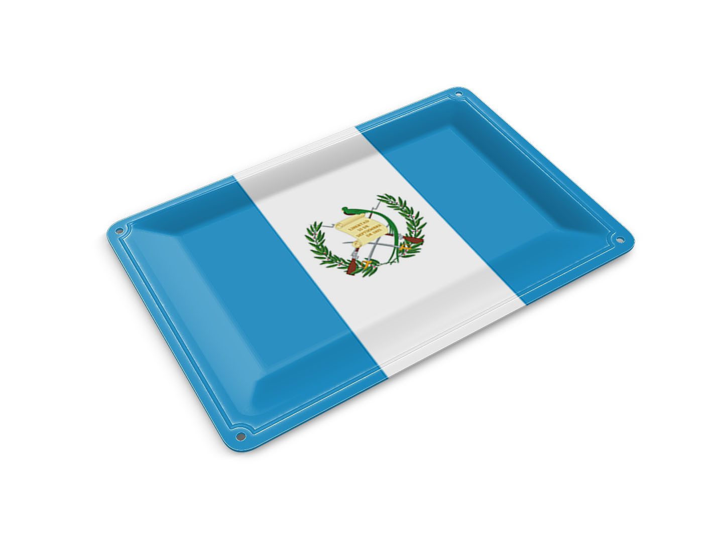 Femer GmbH Postkarte Flagge Guatemalas 14x10 cm Flag of Guatemala, unfrankiert