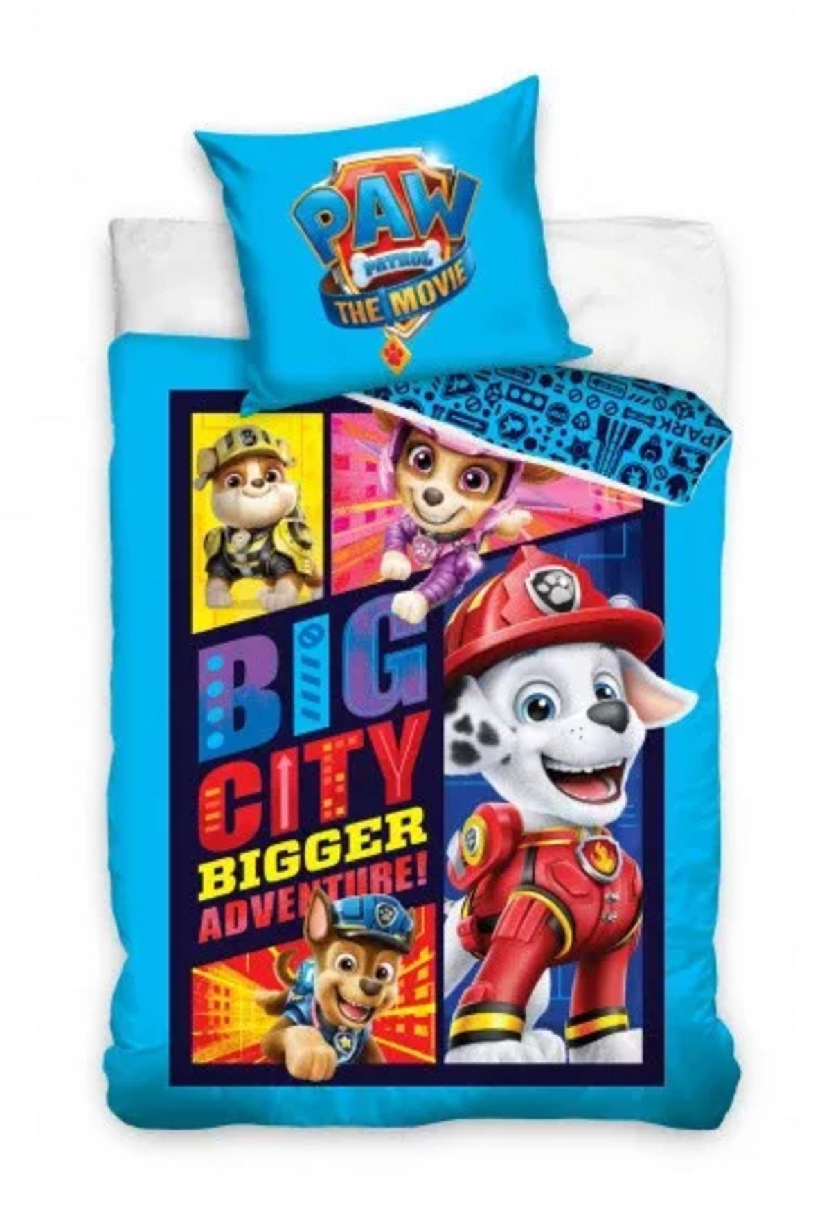 PAW PATROL Kinderbettwäsche PAW GUARD Bettwäscheset 100 % Baumwolle 140x200 + 65x65