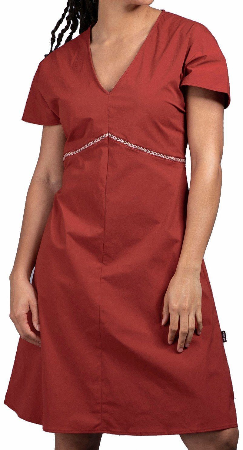 TATONKA® Sommerkleid Lajus red Dress Womens lava