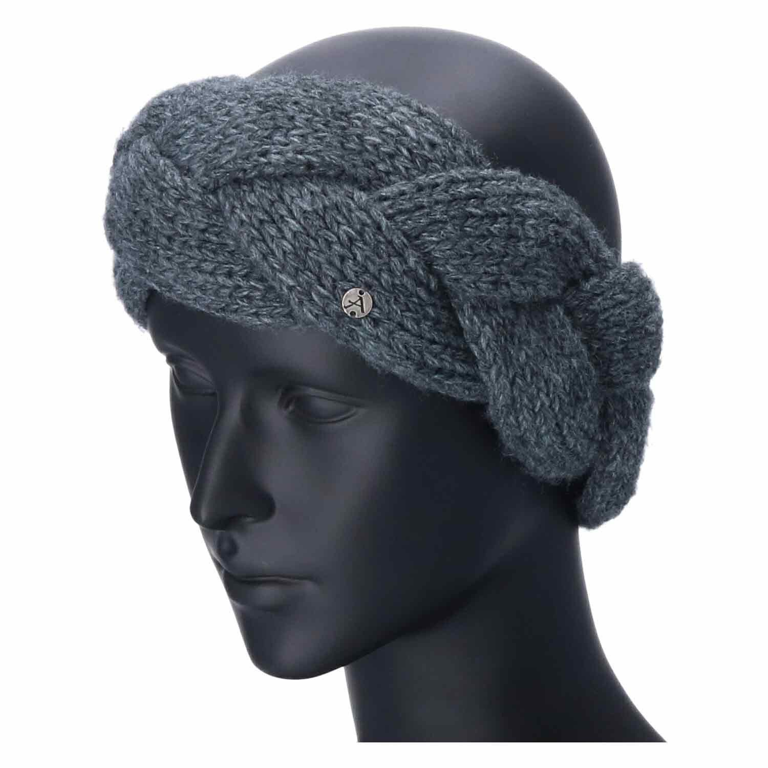 Antonio Strickmütze Antonio Strick Stirnband dunkelgrau (1-St) günstig online kaufen