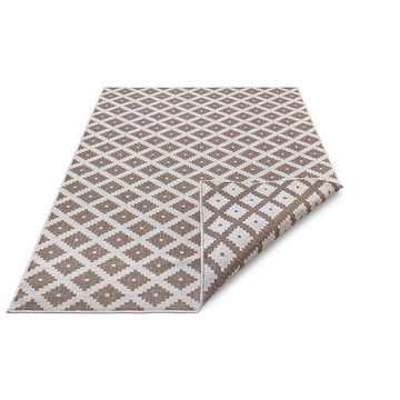 Teppich In- & Outdoor Wendeteppich Nizza Beige Creme, NORTHRUGS, rechteckig, Höhe: 5 mm