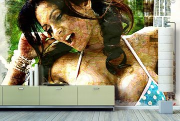 WandbilderXXL Fototapete Summertime, glatt, Retro, Vliestapete, hochwertiger Digitaldruck, in verschiedenen Größen
