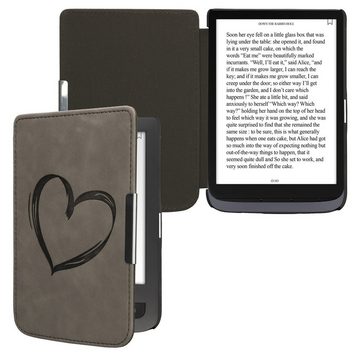 kwmobile E-Reader-Hülle Hülle für Pocketbook Touch Lux 3/Basic Lux/Basic Touch 2, Kunstleder eReader Schutzhülle Cover Case