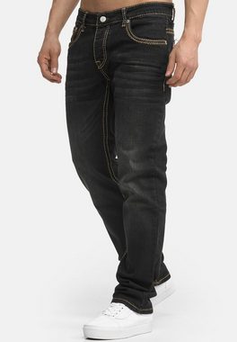 Code47 Regular-fit-Jeans Code47 Herren Jeans Hose Regular Fit Männer Bootcut Denim Five Pocket (1-tlg)