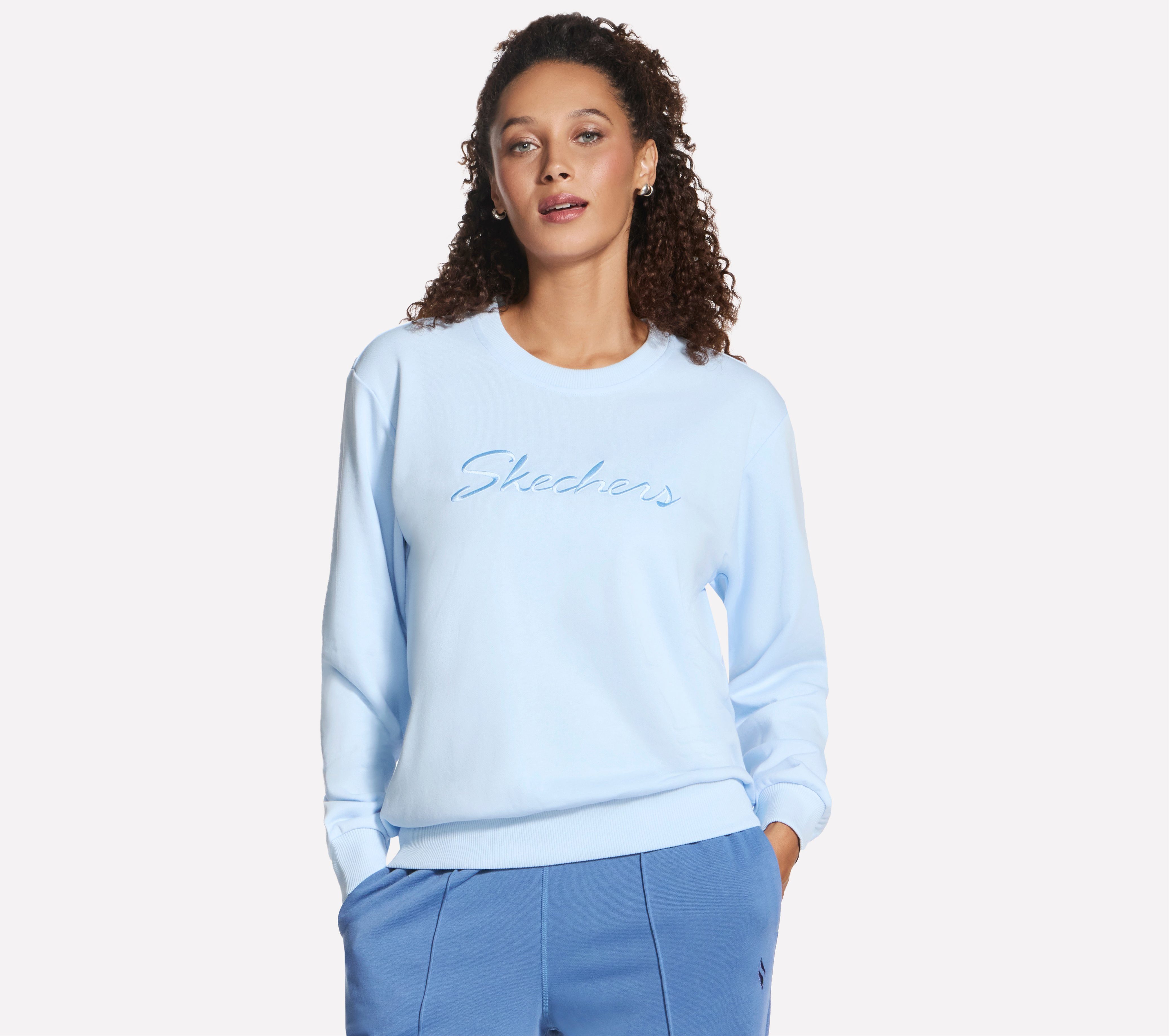 Skechers Sweatshirt SKECHERS SIGNATURE CREW für Erwachsene, sportlicher Stil