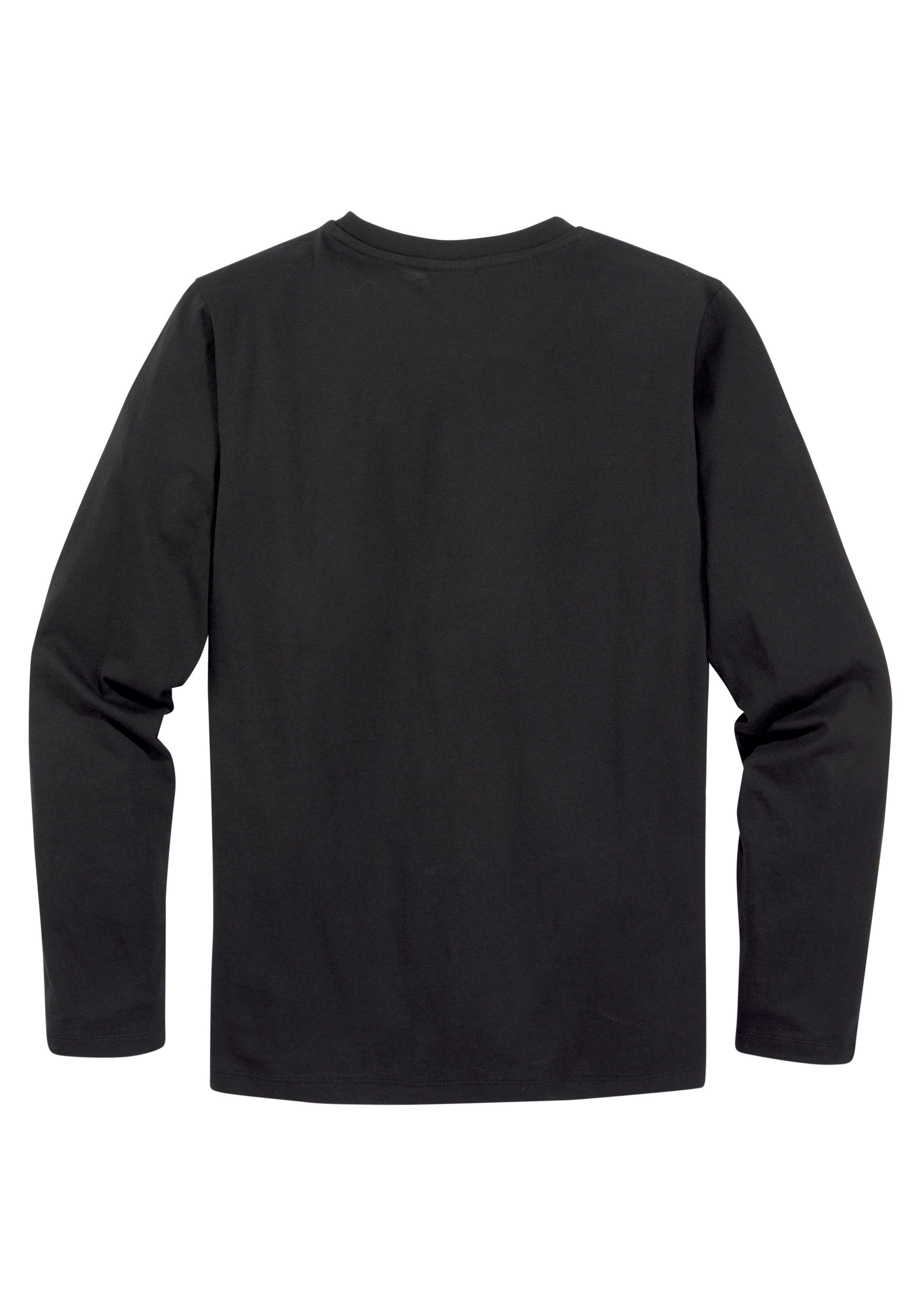 KIDSWORLD Langarmshirt FUSSBALL Langarm, Basic-Passform, bedruckt, Rundhalsausschnitt – Bild 5 von 5