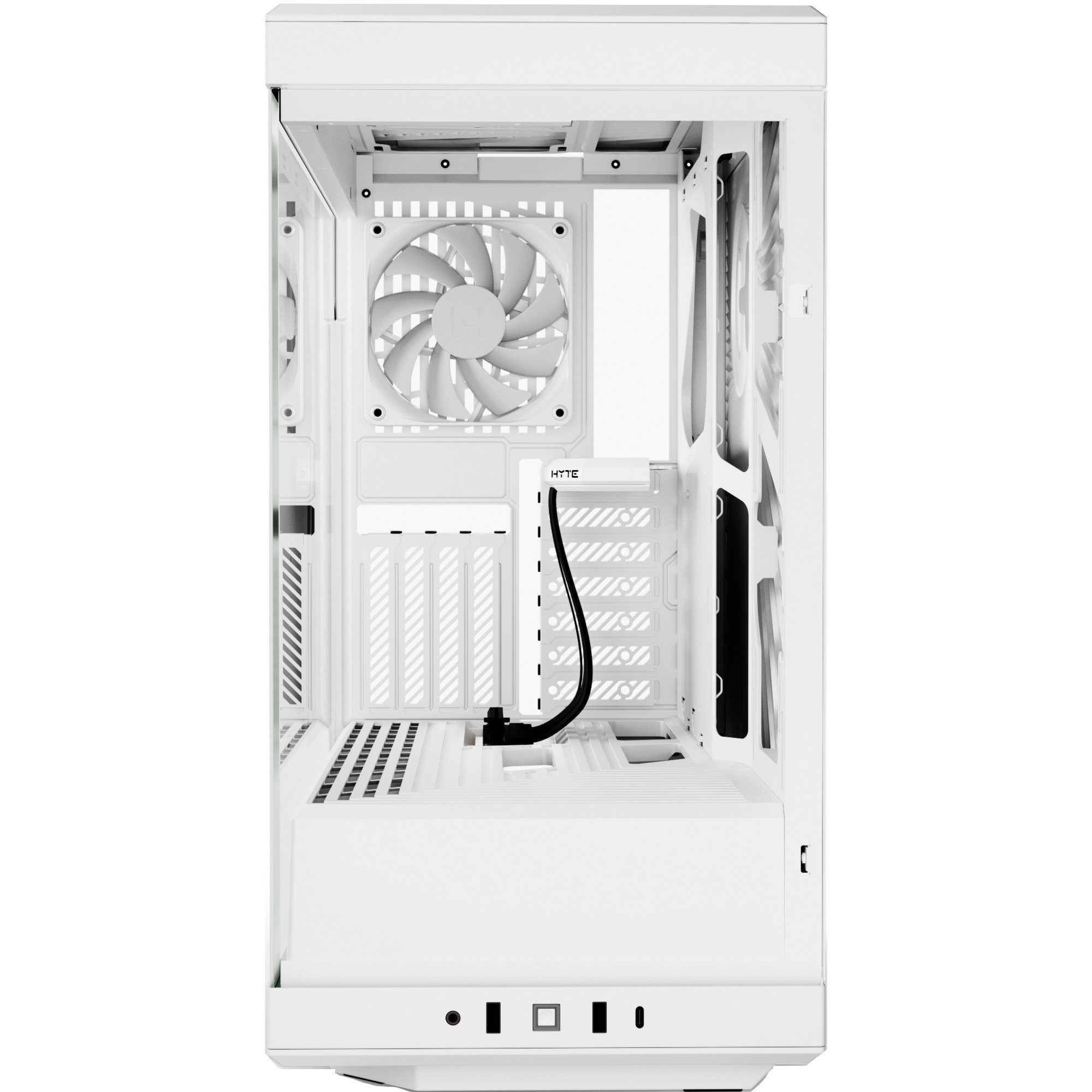 Hyte PC-Gehäuse HYTE Y40 Snow White, Tower-Gehäuse, (Tempered