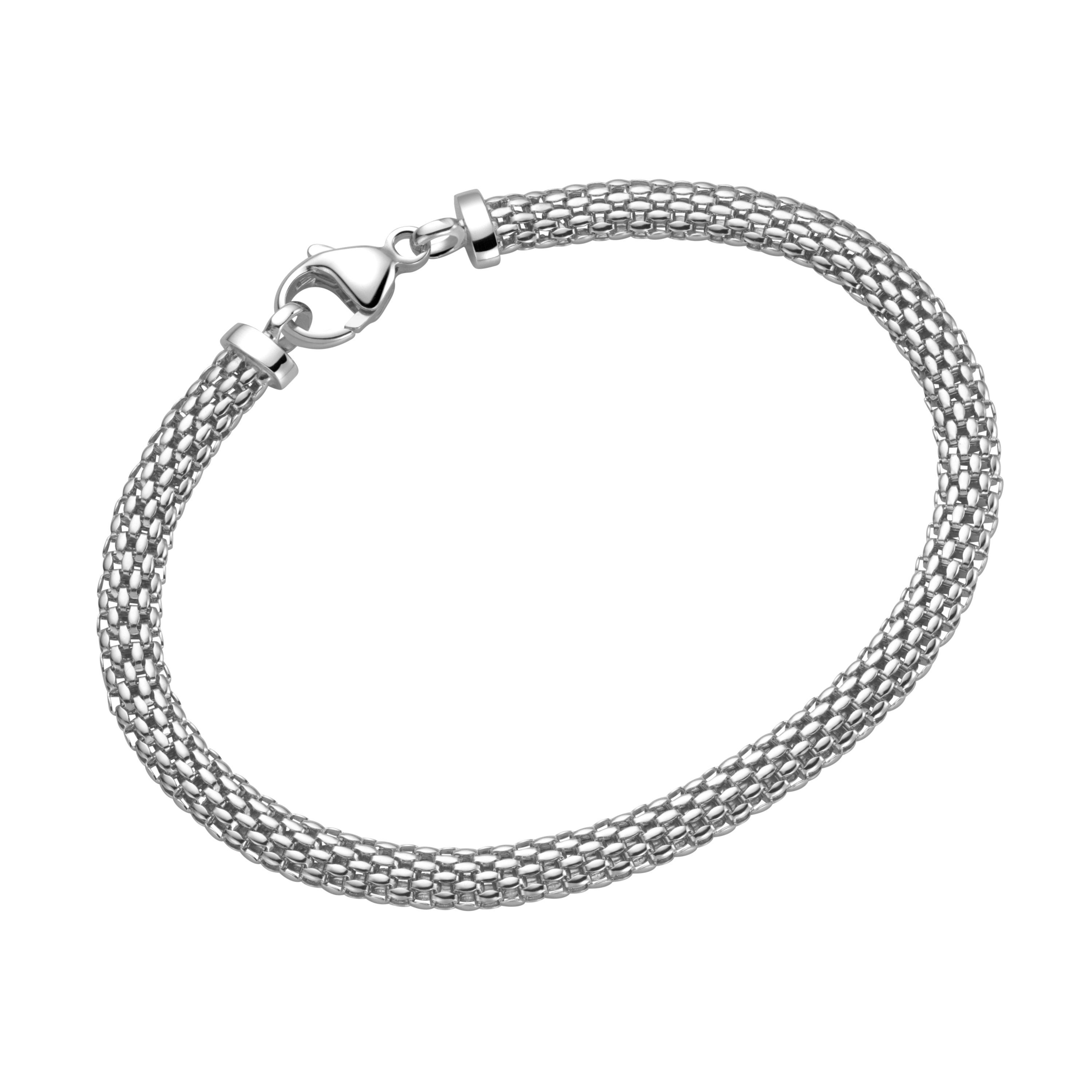 Smart Jewel Armband Mesh-Optik, Silber 925 | Silberarmbänder