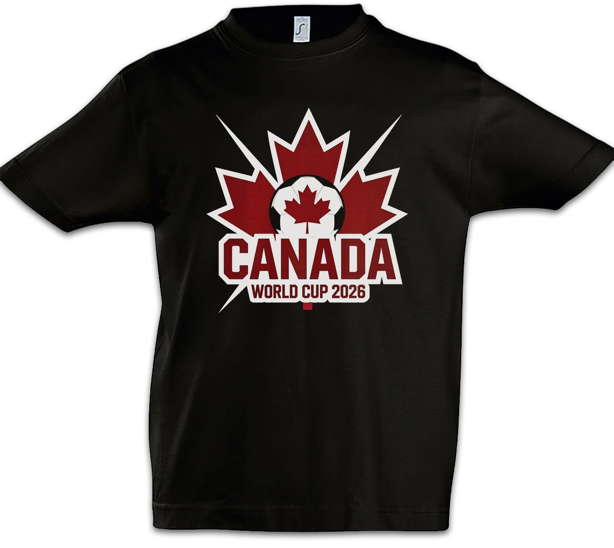 Print-Shirt Team Canada 2 Kinder T-Shirt Kanada Maple Leaf True North Ottawa