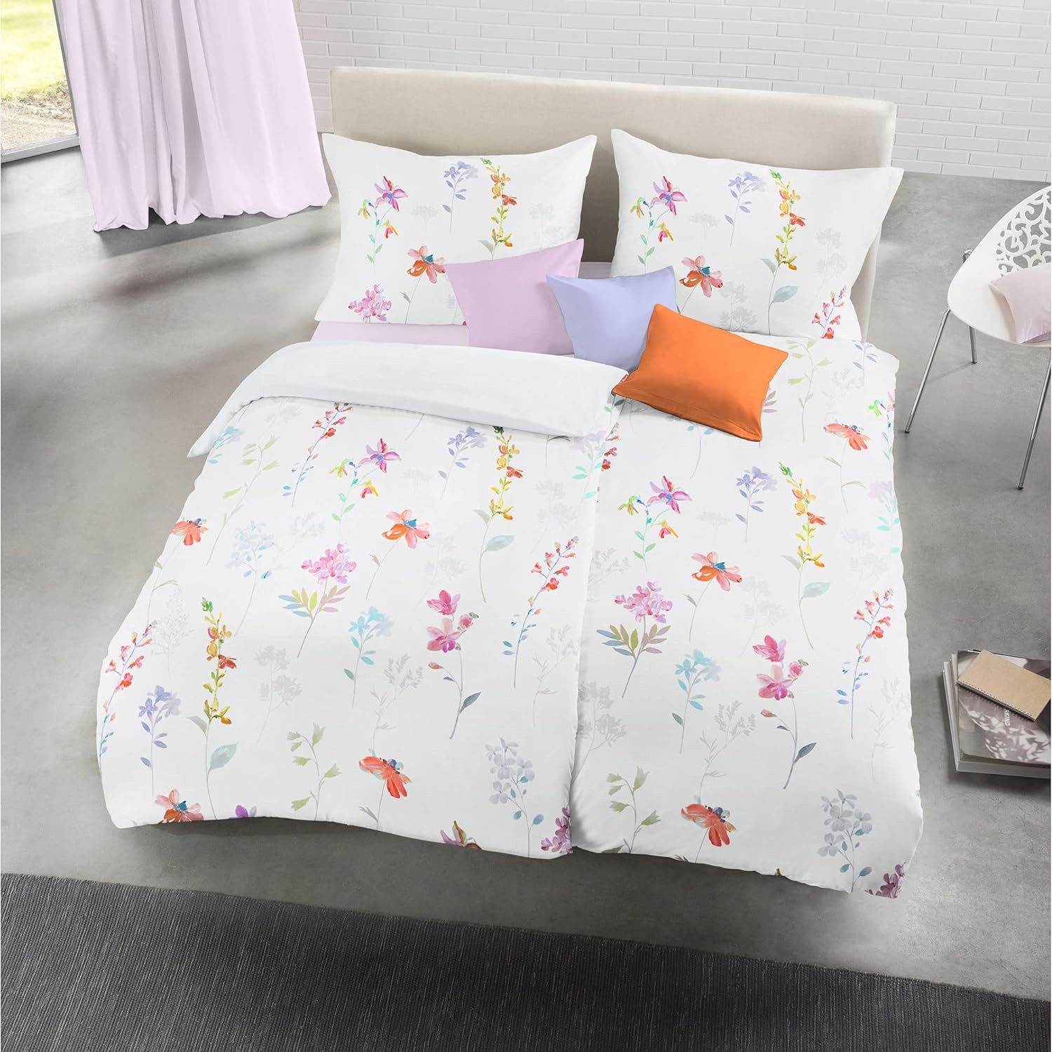 fleuresse Bettwäsche Fleuresse Mako-Batist Bettwäsche 155x220 günstig online kaufen