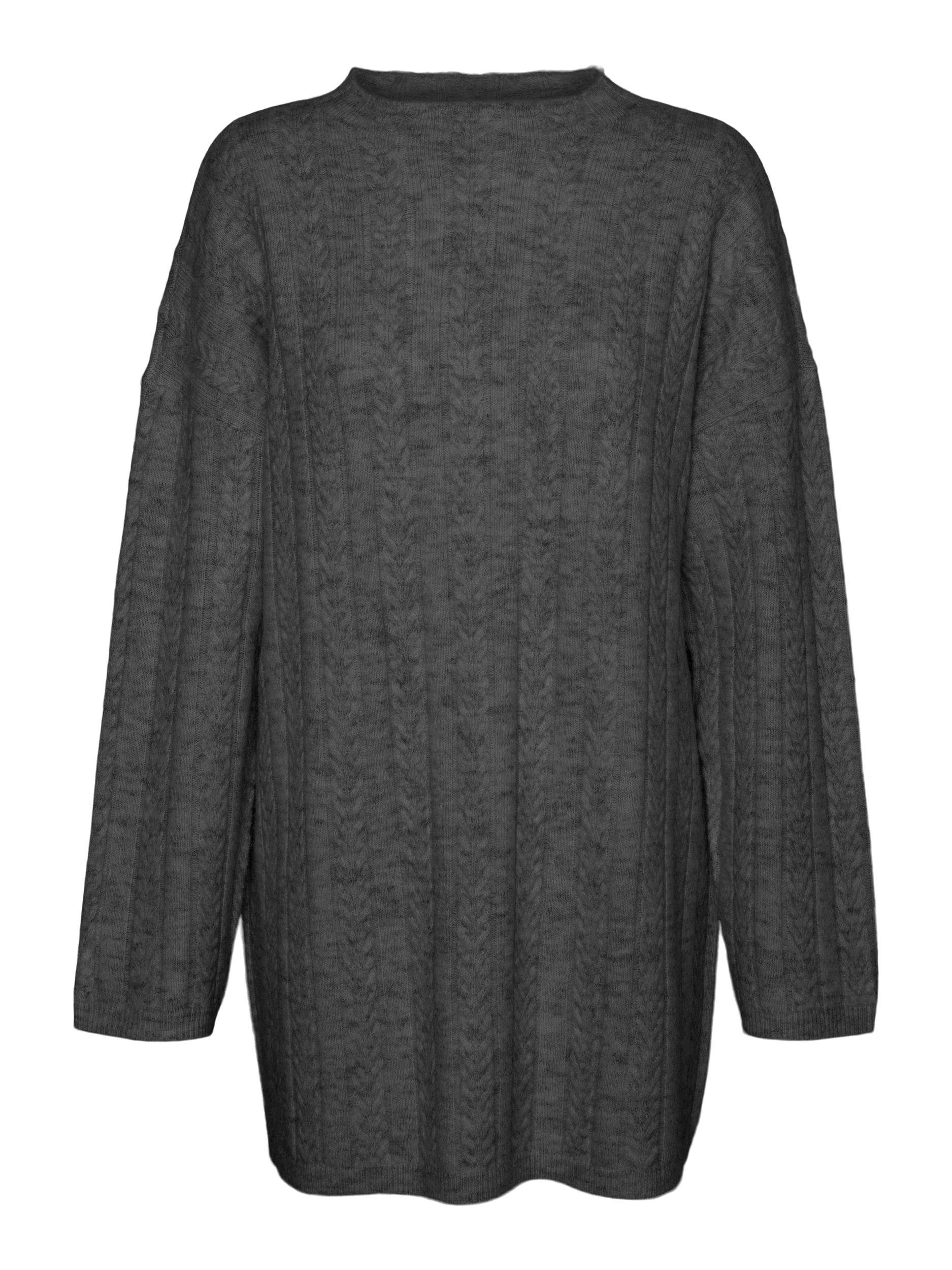 Vero Moda Longpullover VMELLINOR LS O-NECK LONG PULLOVER G