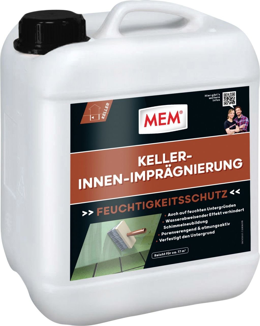 MEM Bauchemie MEM Keller-Innen-Imprägnierung 5 l Naturstein-Imprägnierung