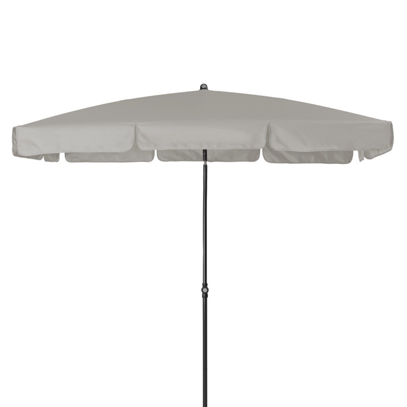 doppler® Rechteckschirm Waterproof 185x120 cm hellgrau günstig online kaufen