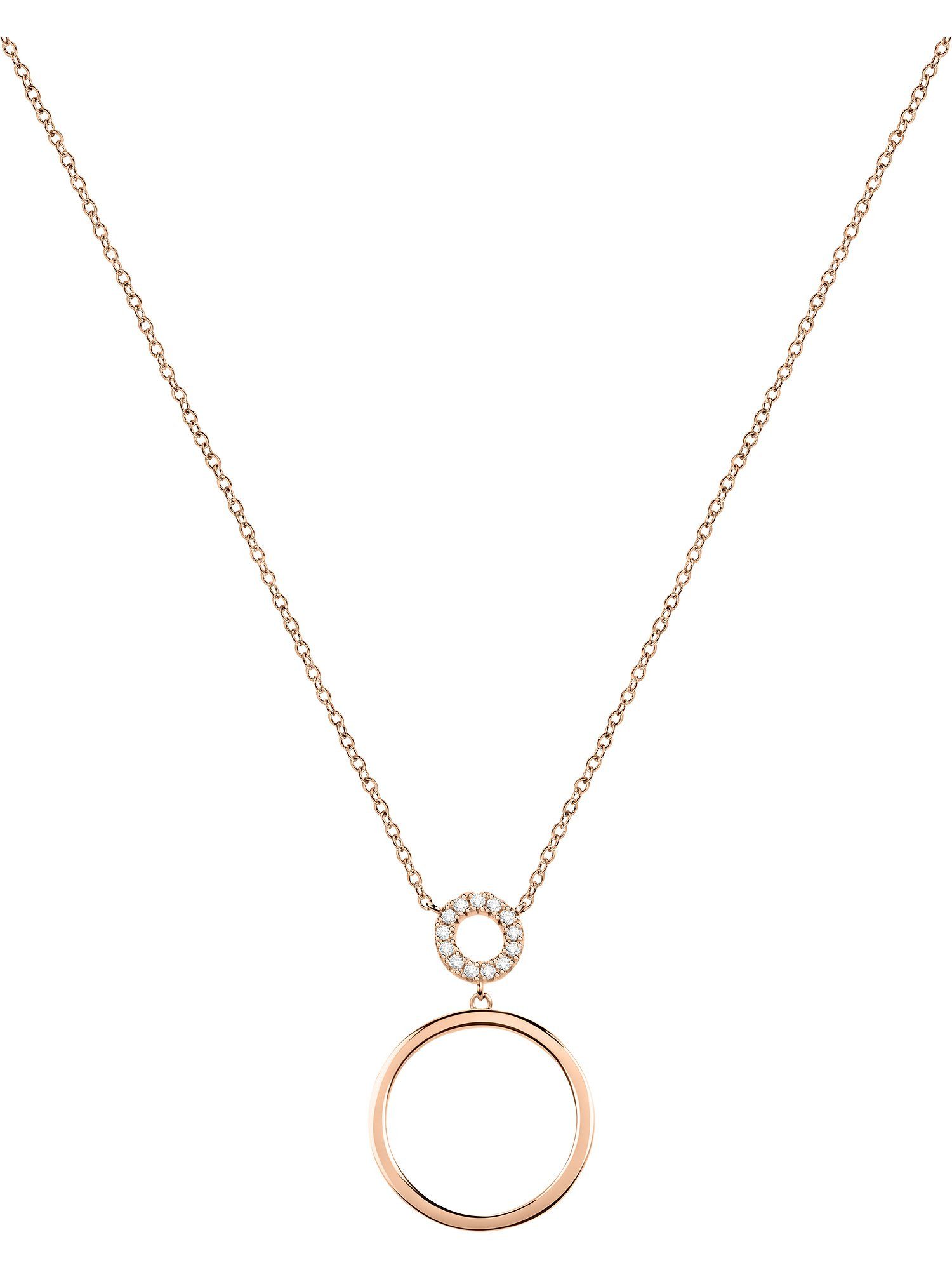 Silberkette CHRIST Damen-Kette 925er Silber, recycelt Zirkonia