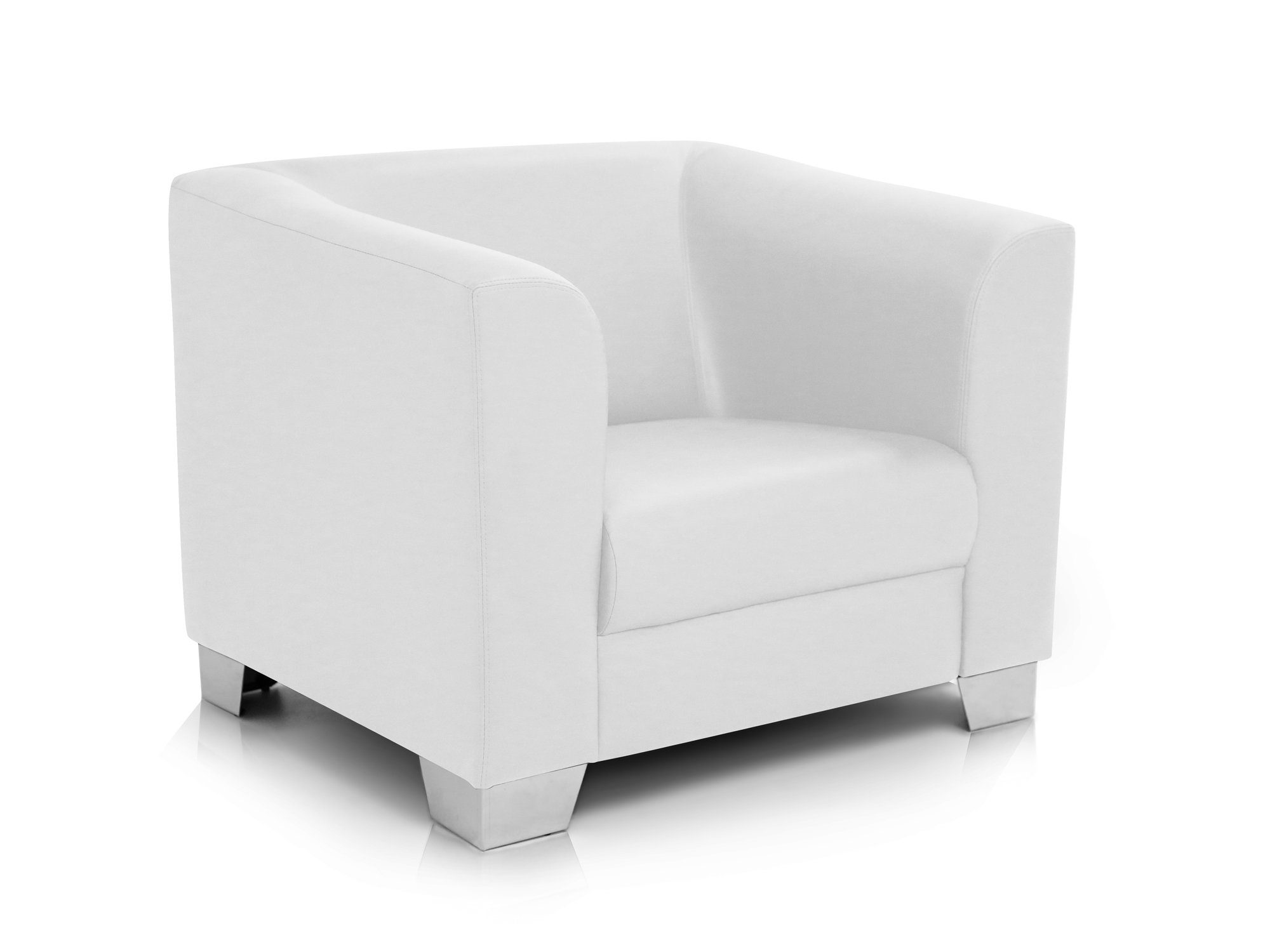 Moebel-Eins Sessel CHICAGO Sessel/Cocktailsessel, Material Kunstleder