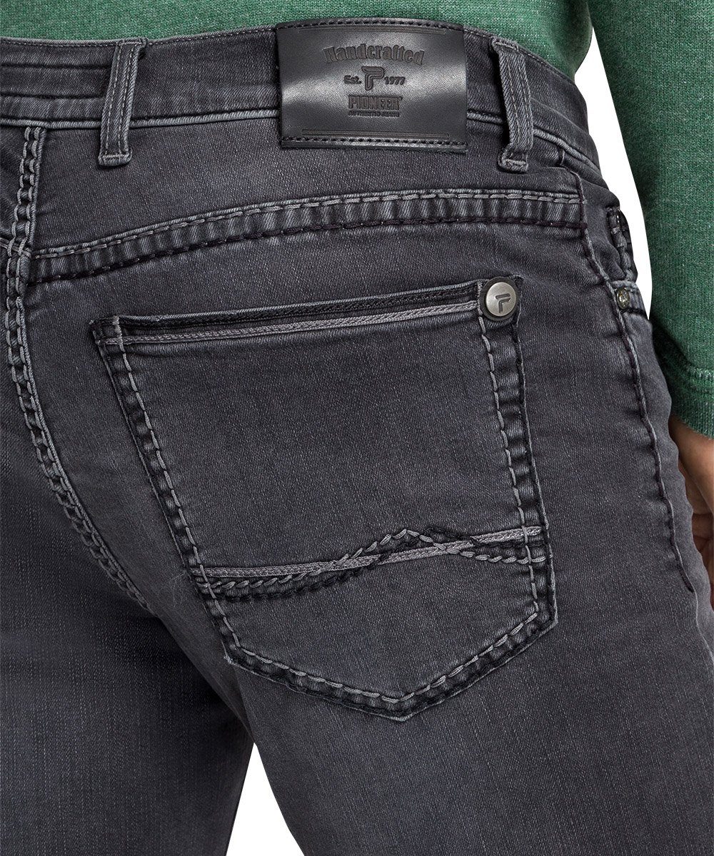 Pioneer Authentic Jeans 5-Pocket-Jeans PIONEER RANDO MEGAFLEX grey black used buffies 16541 6548.9805 - HANDC
