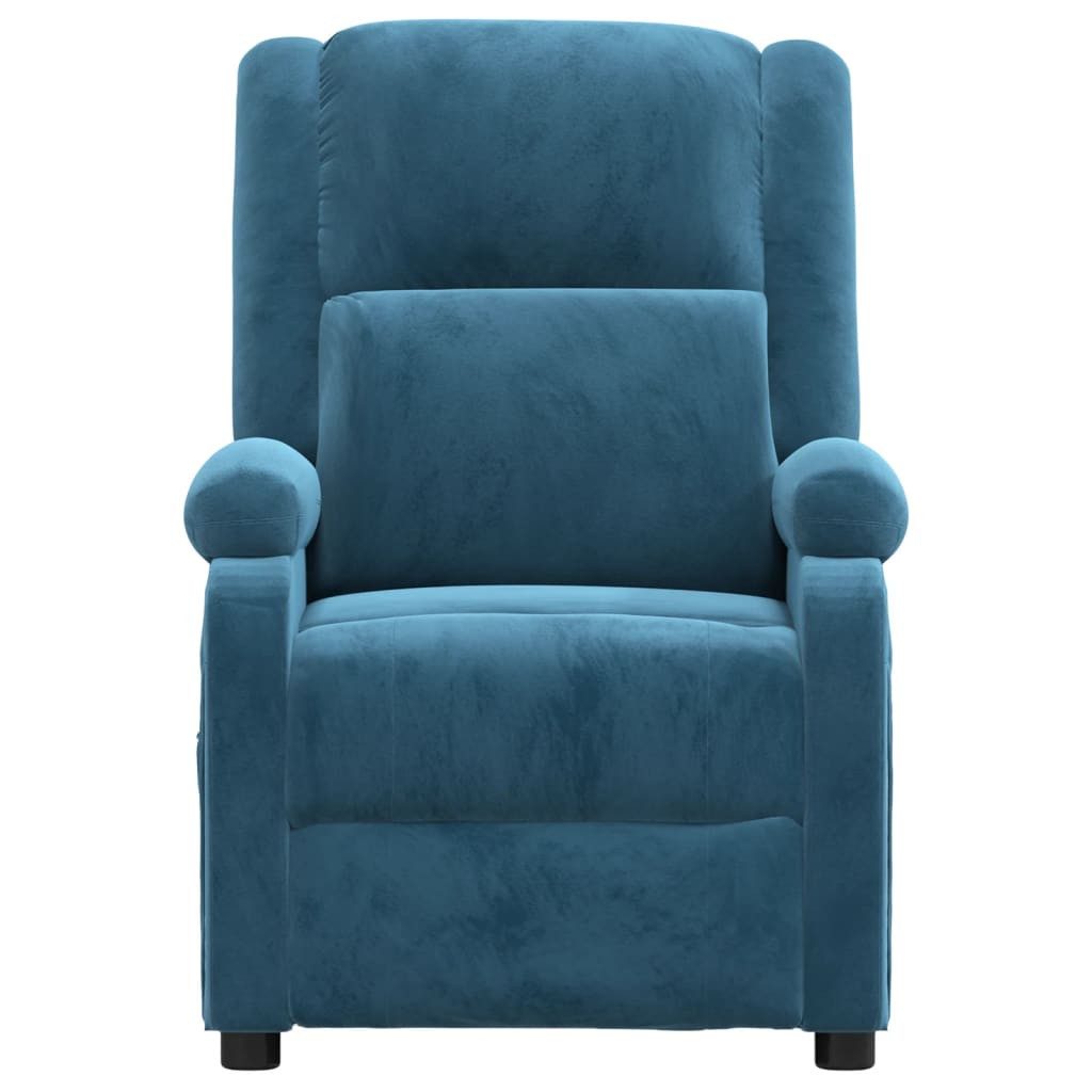 vidaXL Sessel Relaxsessel Blau Samt (1-St) günstig online kaufen