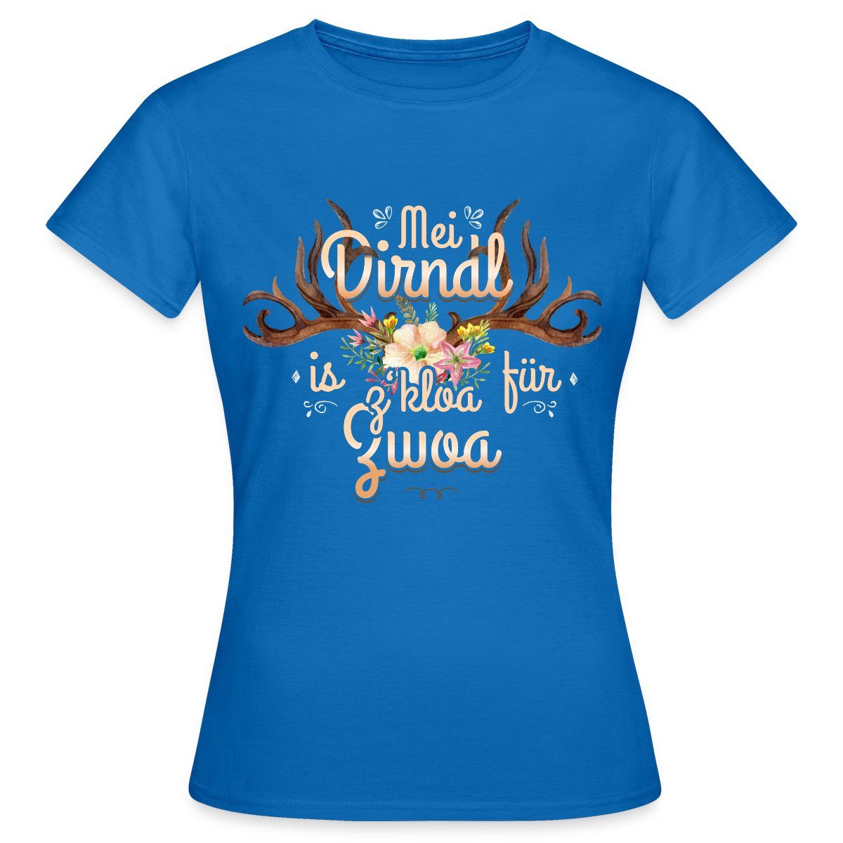Spreadshirt T-Shirt Mei Dirndl Is Z günstig online kaufen