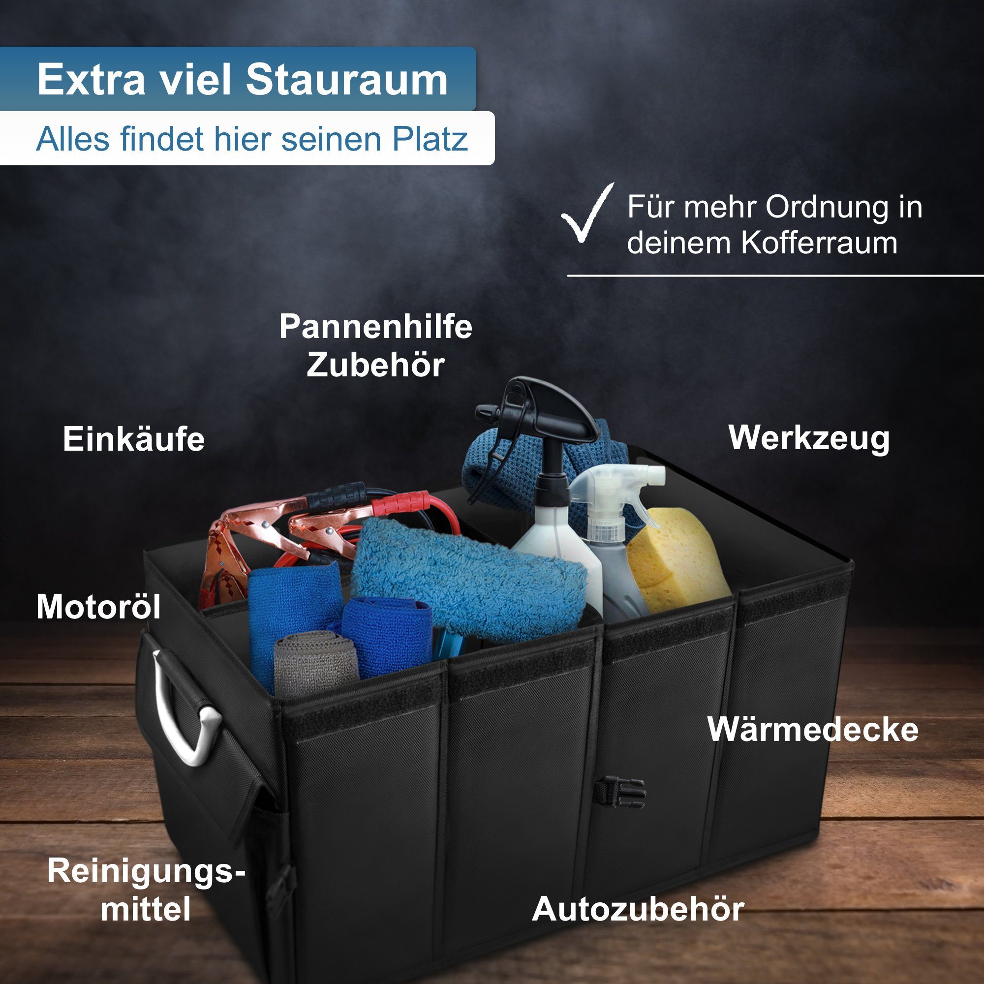 Kofferraum Organizer Trachtentasche Carbox Kofferraumtasche osoltus 60x35x30cm osoltus