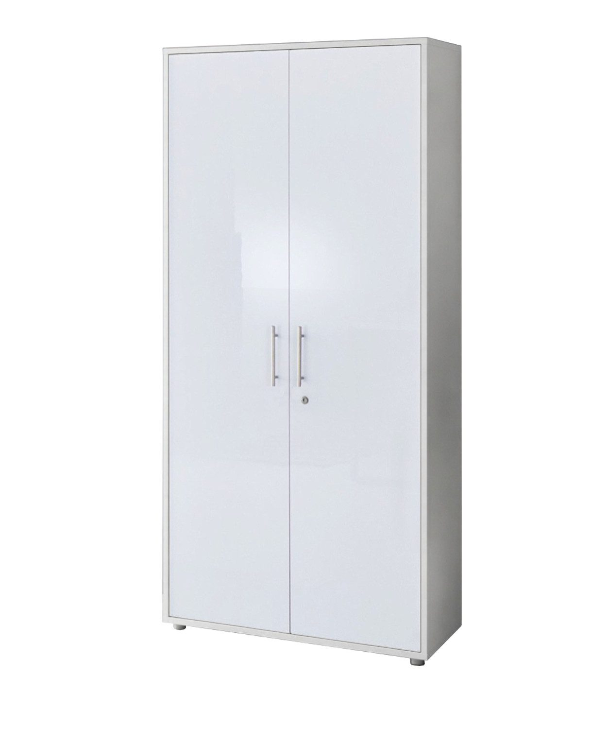 BMG Möbel Aktenschrank Office Edition abschließbar, 5 Ordnerhöhen, Platz für über 45 DIN A4 Ordner