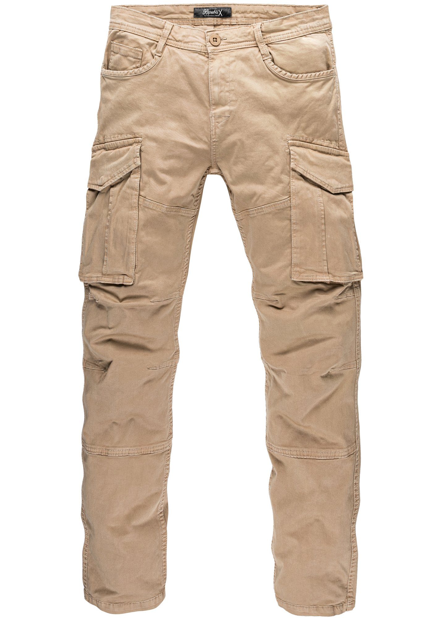 REPUBLIX Cargohose LENNY Herren Cargo Jogger Chino Hose Jeans