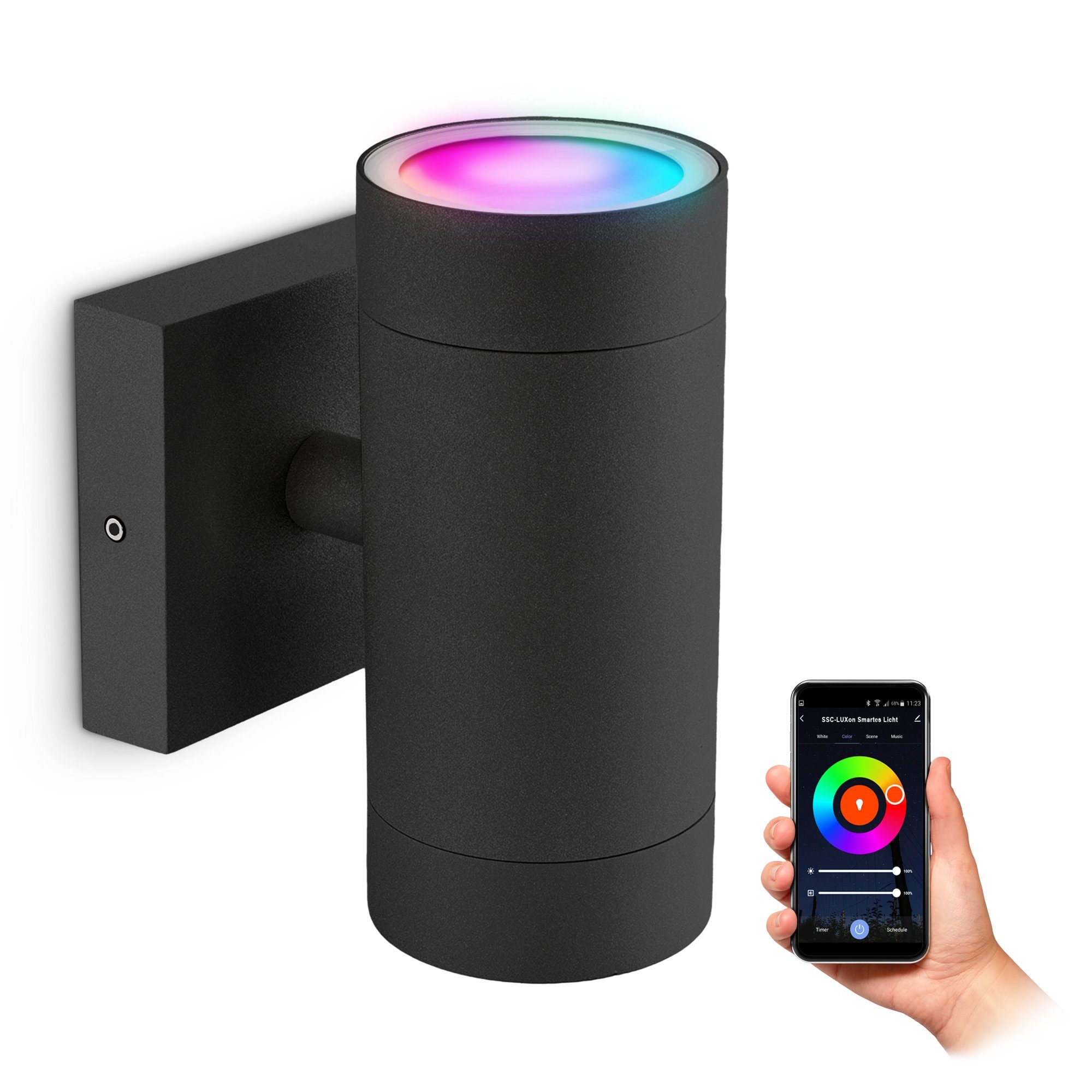 SSC-LUXon LED Außen-Wandleuchte ESMO Wandleuchte Up günstig online kaufen