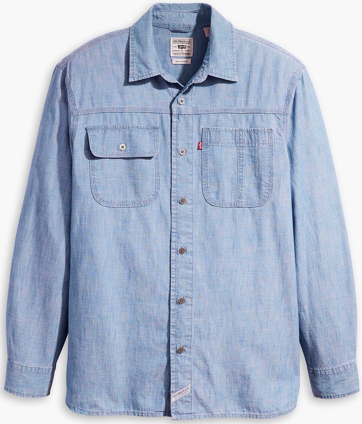 Levi's® Langarmhemd LS AUBURN WORKER BLUES
