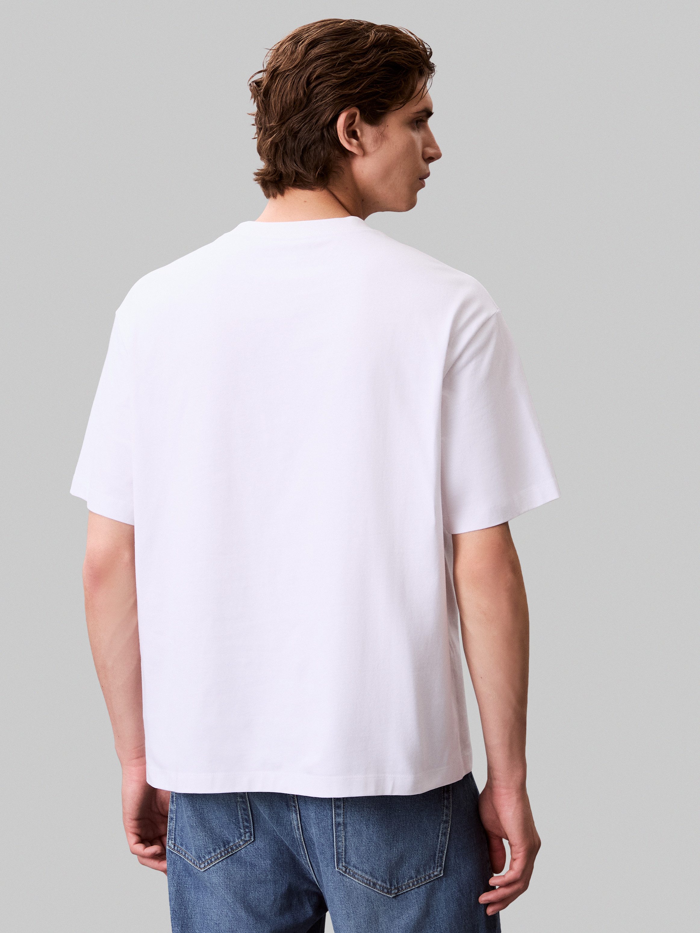 Calvin Klein Jeans T-Shirt Relaxed Fit, Rundhalsausschnitt, Logoprint – Bild 3 von 5