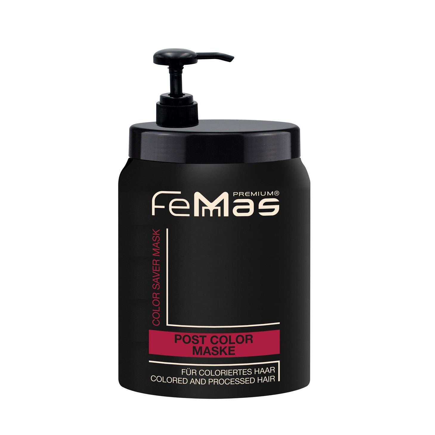 Femmas Premium Saver 1000ml Haarmaske Maske FemMas Color Dosierpumpe inklusive