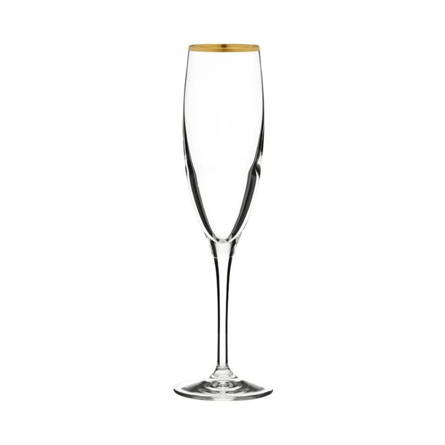 Champagnerglas Sektglas Pure Gold (23,3 cm) - Kristallglas mundgeblasen · von Hand ge