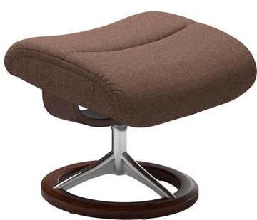 Stressless® Relaxsessel View (Set, Relaxsessel mit Hocker), mit Signature Base, Größe M,Gestell Braun