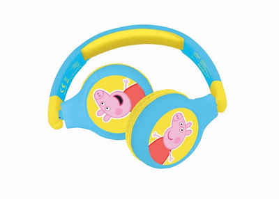 Lexibook® Faltbare Kopfhörer Peppa Wutz 2in1 Bluetooth® und Kabelanschluss Kinder-Kopfhörer