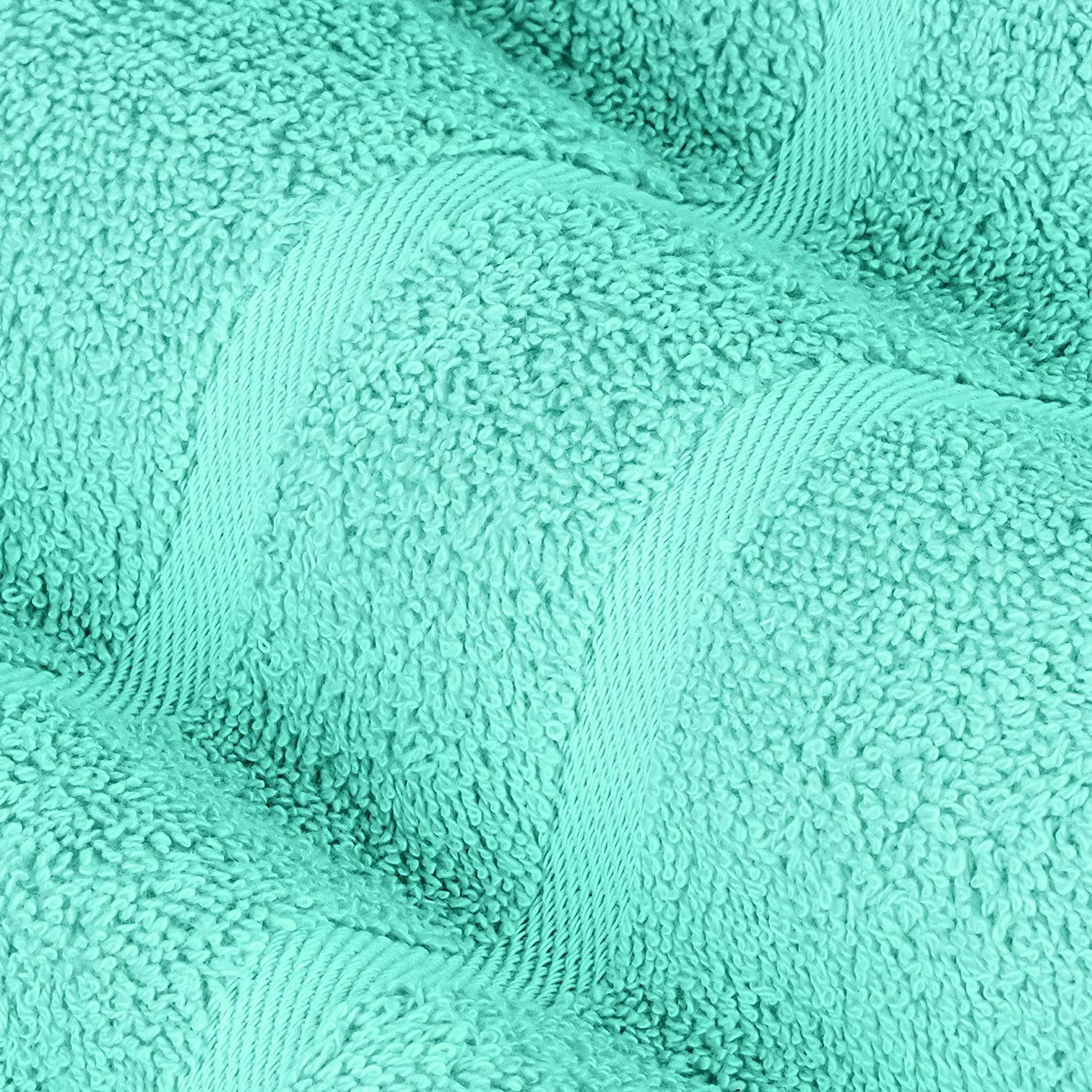 Set Handtuch Handtuch Handtücher Baumwolle GSM StickandShine (14 verschiedenen 500 Teilig) Farben 4x 100% Gästehandtuch als Duschtücher Frottee SET in 6x 14er 500 100% Pack, 4x Baumwolle Mint GSM