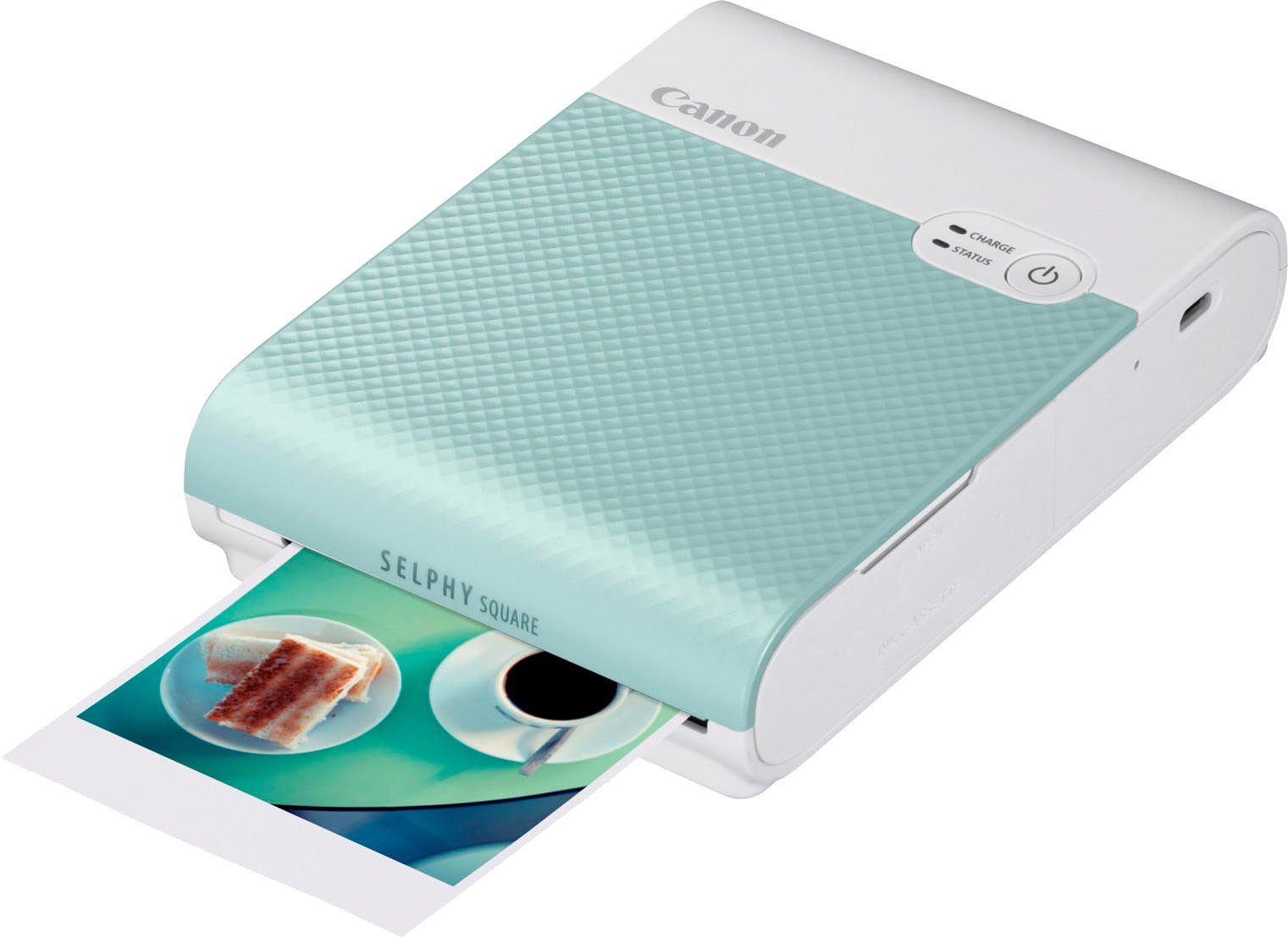 Canon SELPHY Fotodrucker, (WLAN (Wi-Fi) QX10 Square mintgrün