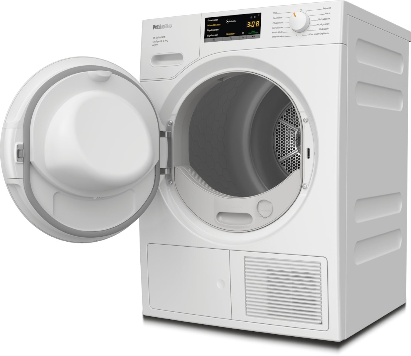 Miele Wärmepumpentrockner TSA523WP 8kg Active, Getestet auf 20 Jahre perfekte Wäschepflege, 25 Jahre Motorgarantie