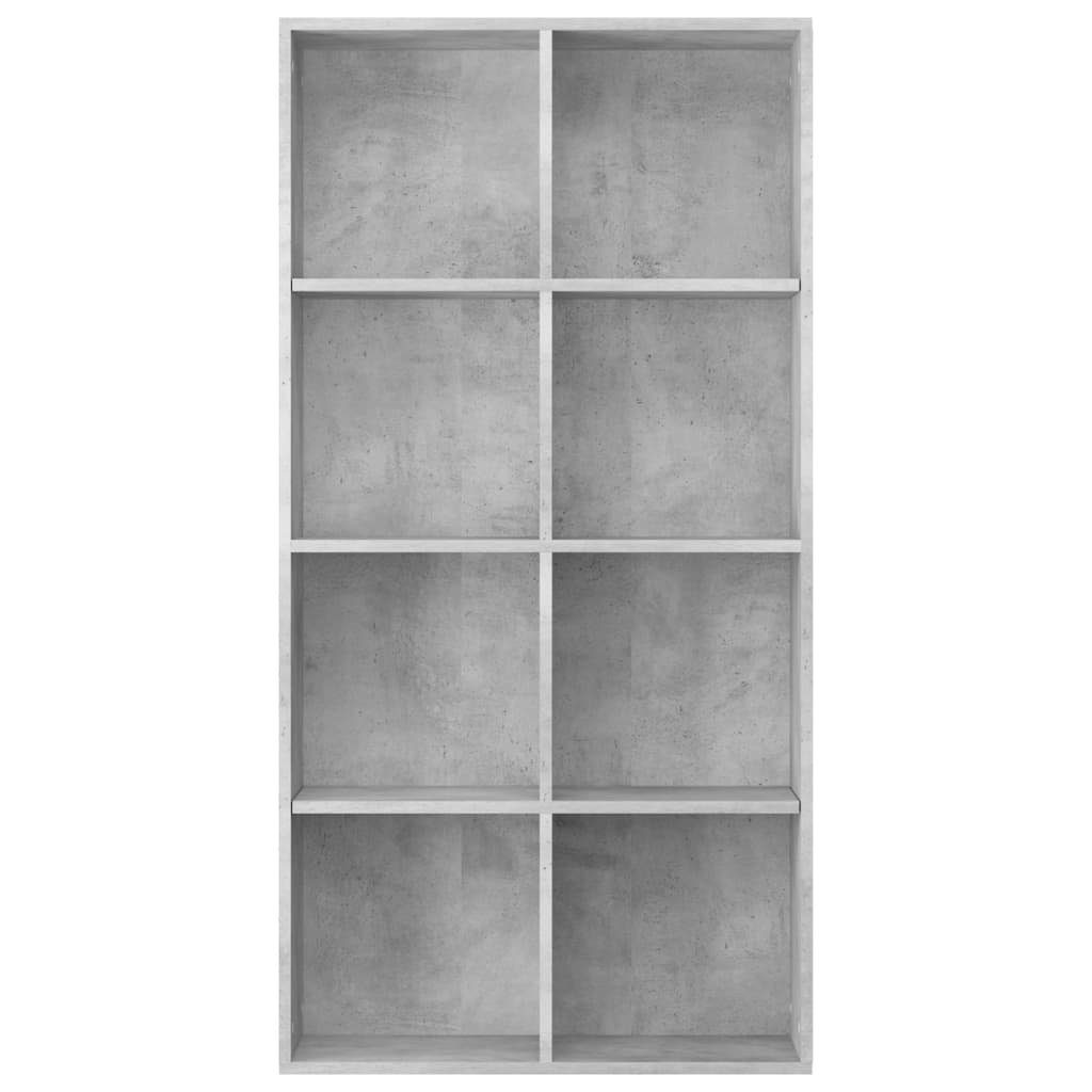 cm 66×30×130 Betongrau Bücherregal Bücherregal/Sideboard Holzwerkstoff furnicato