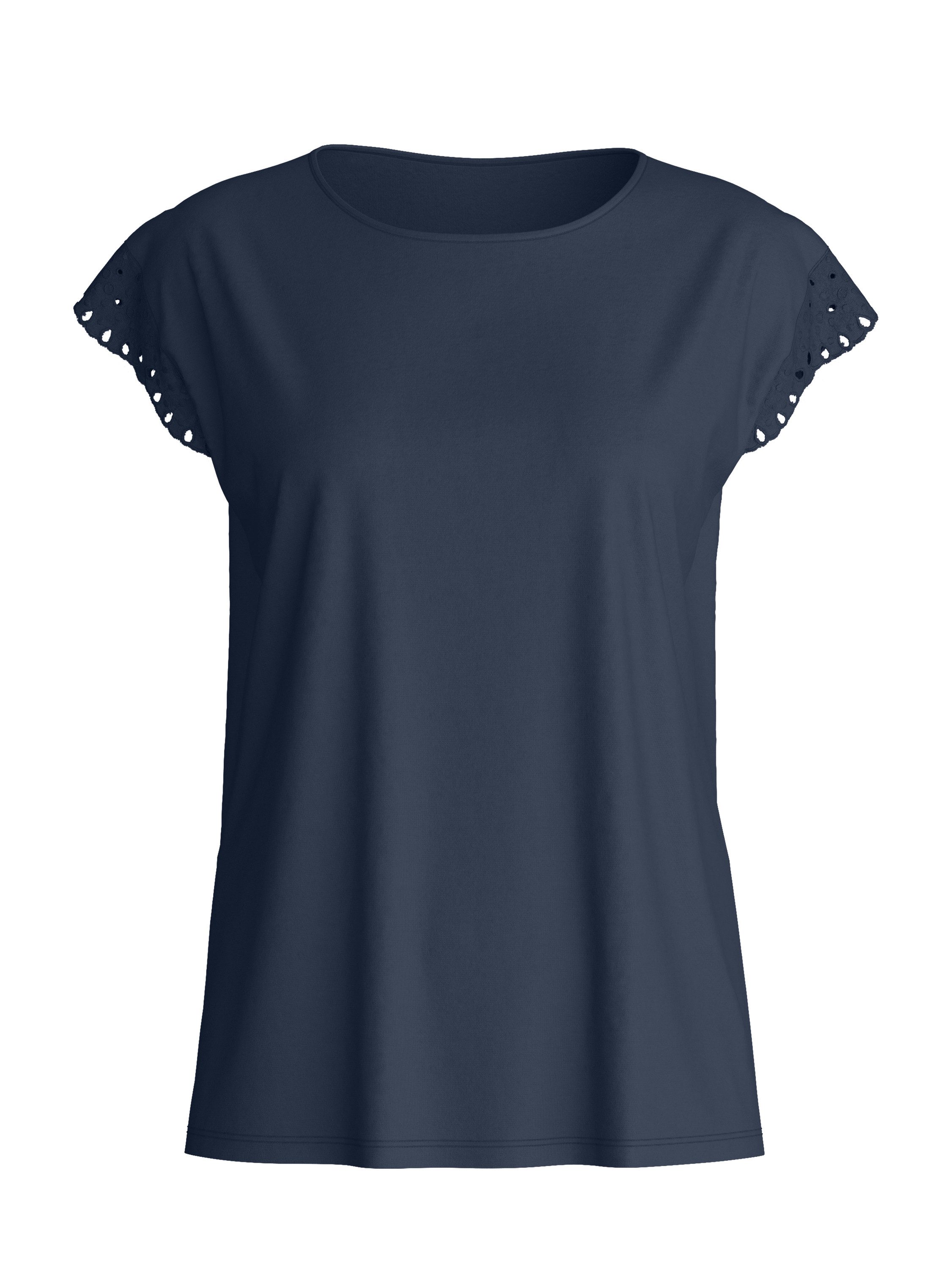 CALIDA Kurzarmshirt Favourites Tiles Damen (1-tlg) weiche Qualität, atmungsaktiv, temperaturausgleichend, pflegeleicht