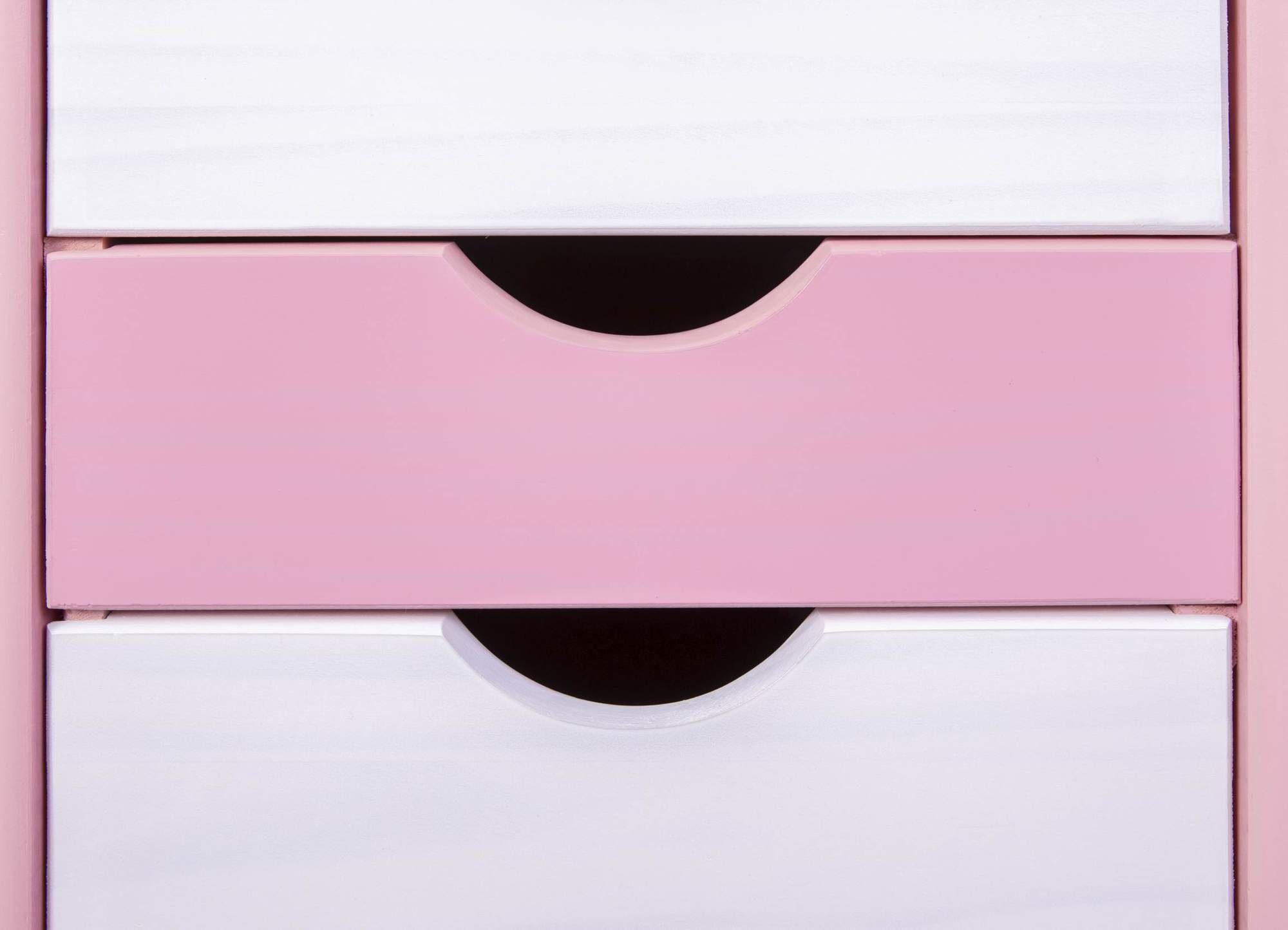 ebuy24 Inter Link Mehrzweckschrank passend zu Pierre Cecilia weiß Rollcontainer Schreibtisch pink