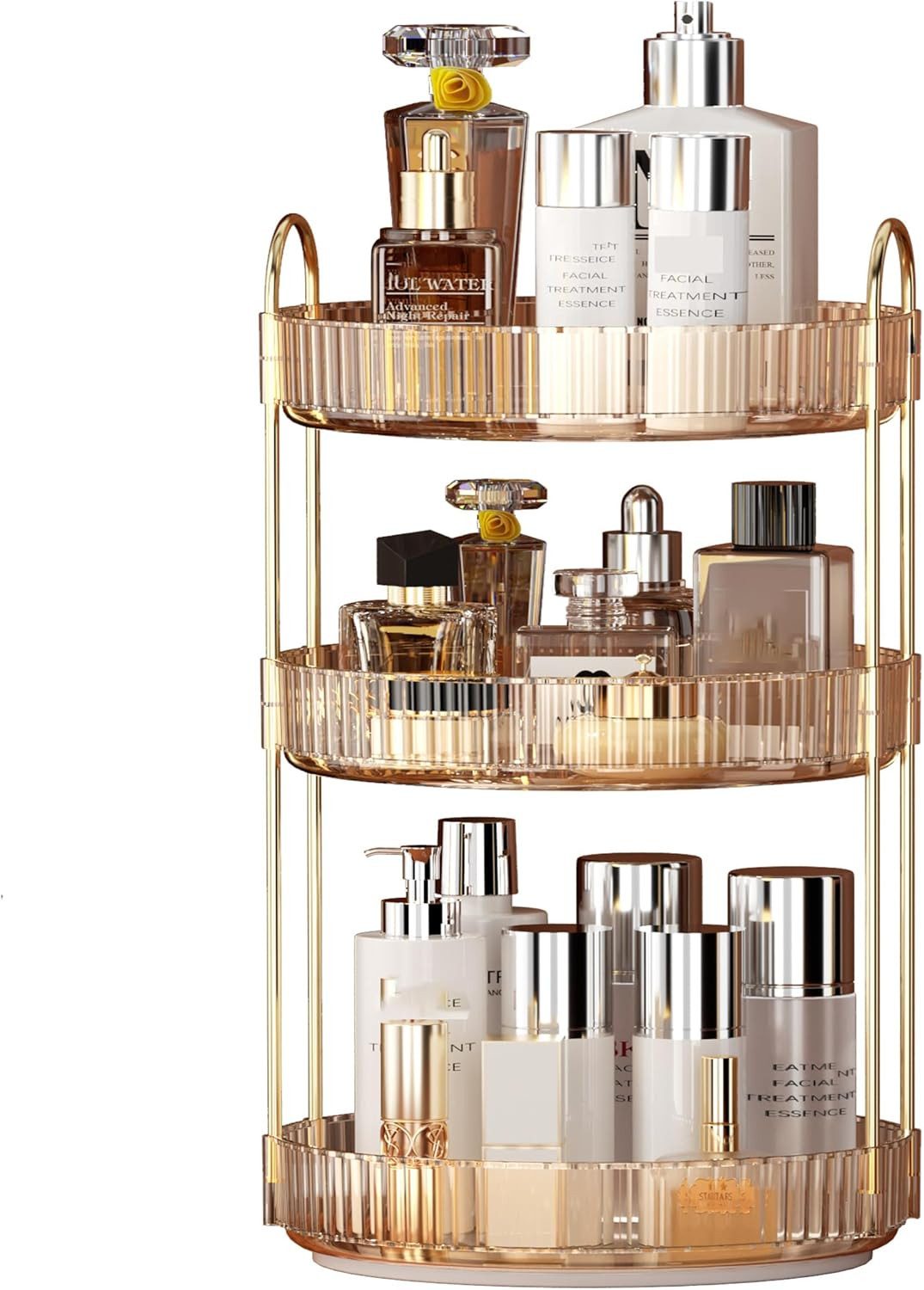Make-Up Organizer Make-up-Organizer mit 2 und 3 Etagen, Kosmetik-Organizer