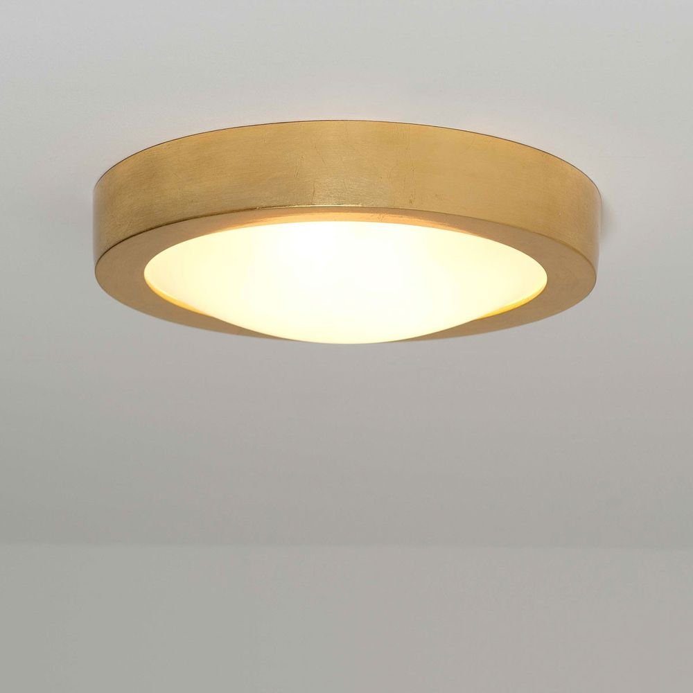 Holländer Deckenleuchte 2-flammig Spettacolo Keramik Gold