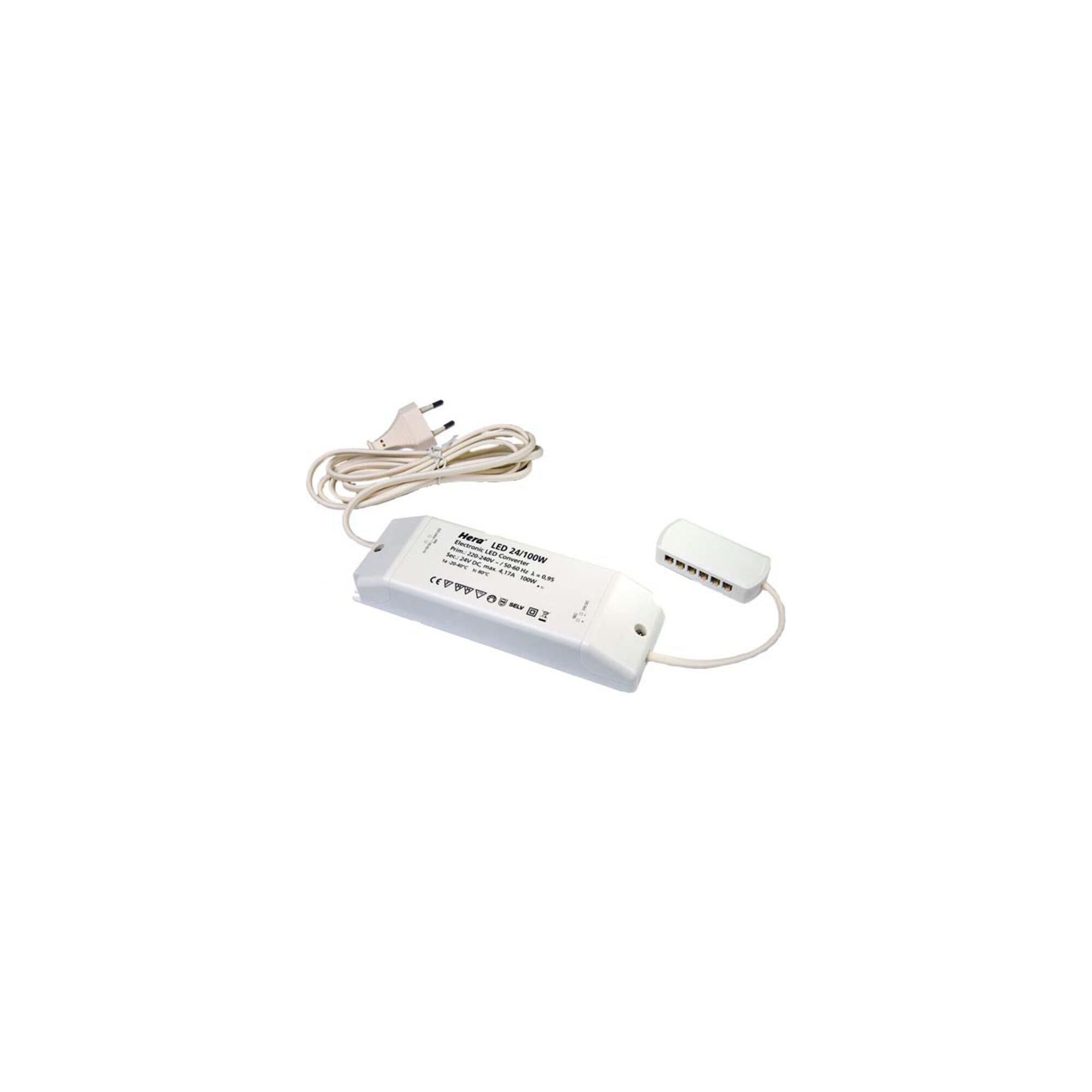 Hera Hera LED-Trafo 24V/100W 12fach Vert 20604003301