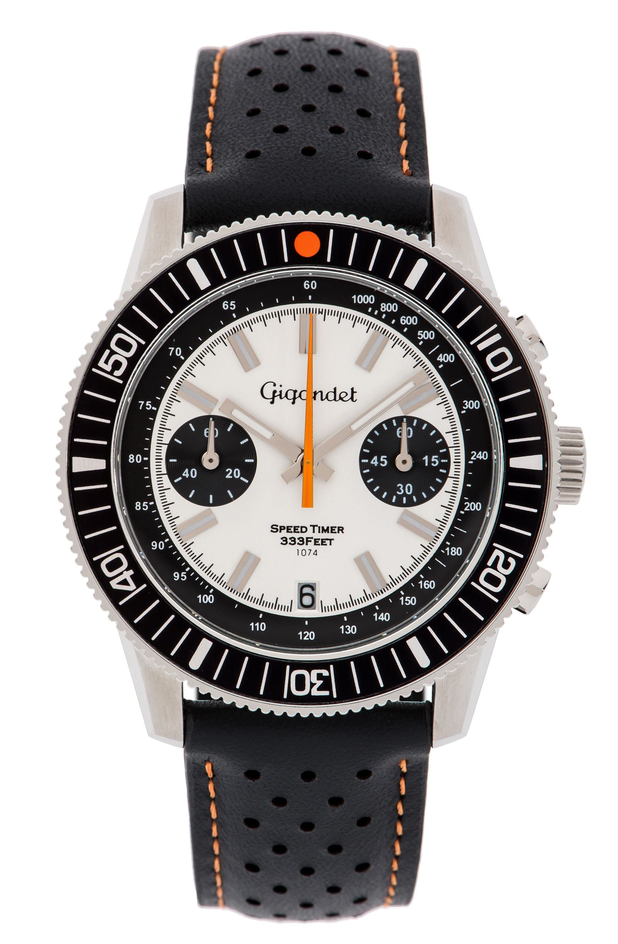 Chronograph Armbanduhr, Herrenuhr, Sportuhr, 44mm, SPEED TIMER G7-006