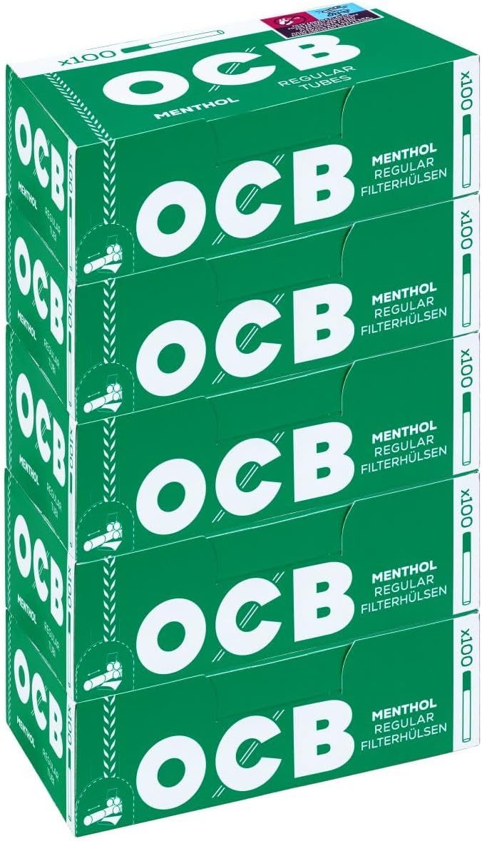 OCB Filter-Set Menthol Zigaretten Filterhülsen 500 Stück