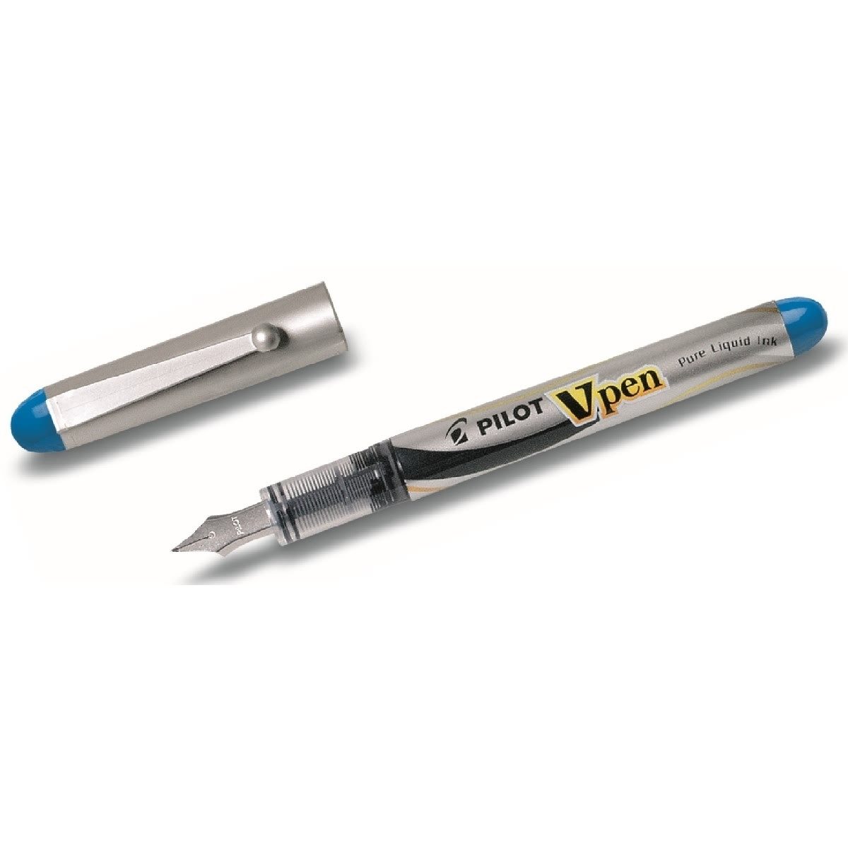 Pilot Pen Füllhalter Einweg-Füllfederhalter V-Pen SVP-4M hellblau